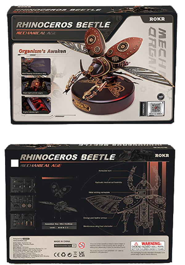 Rhino Beetle | MODEL DIY 3D PUZZLE