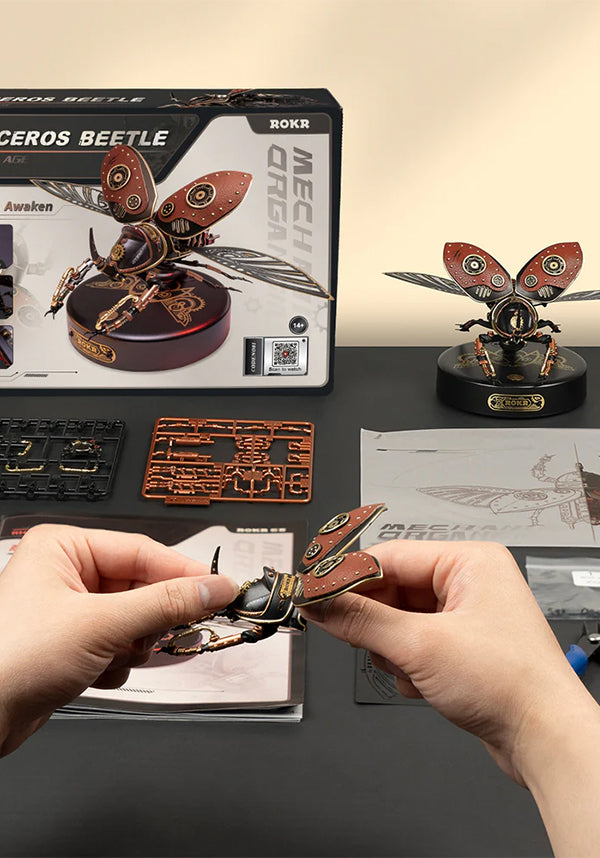 Rhino Beetle | MODEL DIY 3D PUZZLE