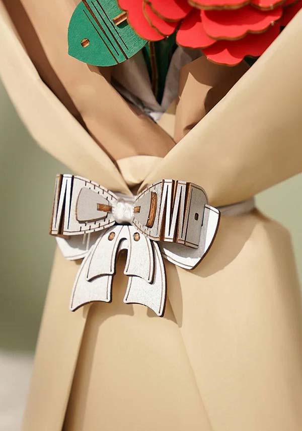 Red Camellia Flower | 3D PUZZLE*