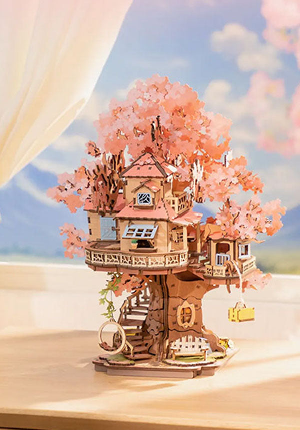 Sakura Tree House | 3D WOODEN PUZZLE