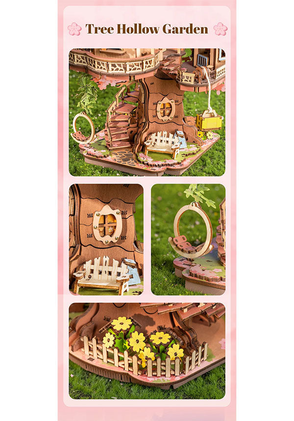 Sakura Tree House | 3D WOODEN PUZZLE
