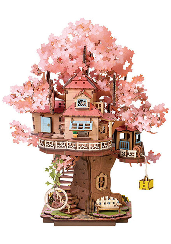 Sakura Tree House | 3D WOODEN PUZZLE