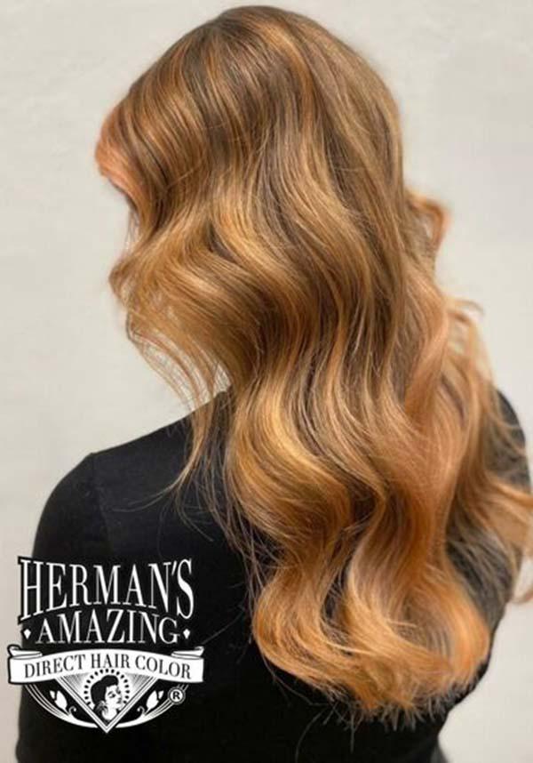 Rosie Gold | HAIR COLOUR - Beserk - all, clickfrenzy15-2023, cosmetics, discountapp, dye, fp, gold, hair, hair colour, hair dye, hair dyes, hair orange, hermans colour, hermans hair colour, labelvegan, mermaid, orange, peach, rose gold, vegan