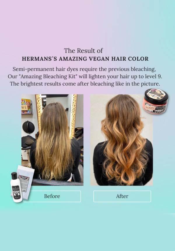 Rosie Gold | HAIR COLOUR - Beserk - all, clickfrenzy15-2023, cosmetics, discountapp, dye, fp, gold, hair, hair colour, hair dye, hair dyes, hair orange, hermans colour, hermans hair colour, labelvegan, mermaid, orange, peach, rose gold, vegan