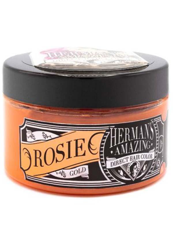 Rosie Gold | HAIR COLOUR - Beserk - all, clickfrenzy15-2023, cosmetics, discountapp, dye, fp, gold, hair, hair colour, hair dye, hair dyes, hair orange, hermans colour, hermans hair colour, labelvegan, mermaid, orange, peach, rose gold, vegan