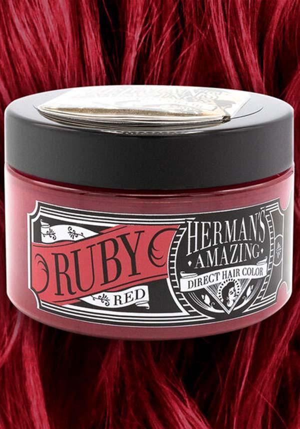 Ruby Red | HAIR COLOUR - Beserk - all, clickfrenzy15-2023, colour:red, cosmetics, discountapp, dye, dyes, fp, hair, hair color, hair colour, hair colours, hair dye, hair dyes, hair red, hermans colour, hermans hair colour, labelvegan, red, vegan