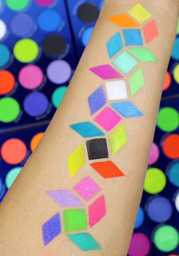 City of Neon Lights | EYESHADOW PALETTE - Beserk - 420sale, all, bright, bright green, bright orange, bright pink, bright purple, bright yellow, christmas, christmas gifts, clickfrenzy15-2023, cosmetics, cruelty free, discountapp, eye, eyes, eyeshadow, eyeshadow pressed, fp, gift, gift idea, gift ideas, gifts, halloween, labelvegan, make up, makeup, neon, not vegan, nov20, palette, rude cosmetics