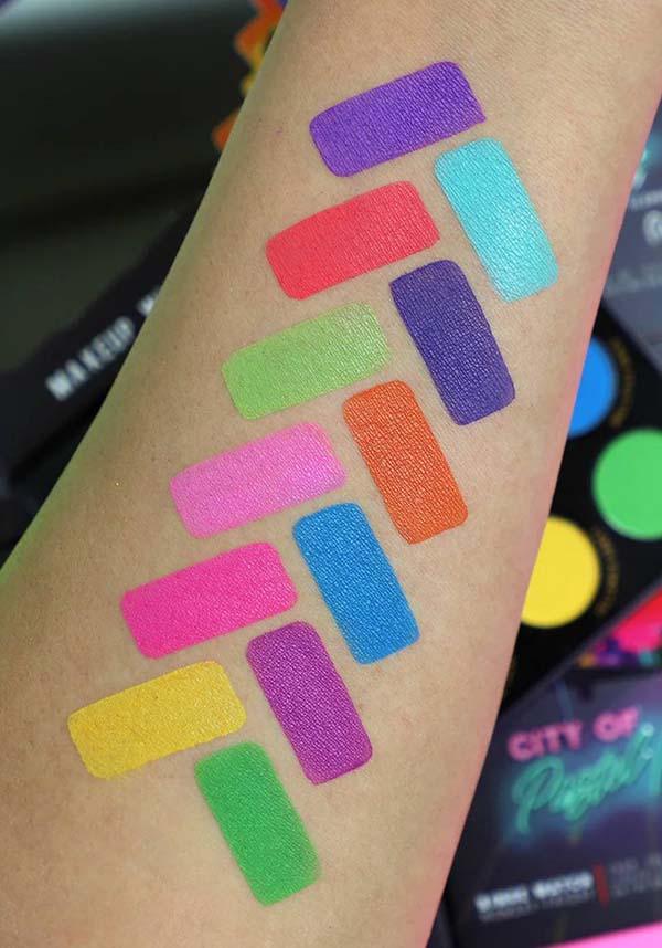 City of Pastel Lights | PIGMENT & EYESHADOW PALETTE - Beserk - 420sale, all, clickfrenzy15-2023, cosmetics, cruelty free, dec20, discountapp, eye, eyes, eyeshadow, eyeshadow pressed, fp, halloween cosmetics, labelvegan, make up, makeup, neon, pastel, pastel blue, pastel goth, pastel green, pastel pink, pastel purple, rude cosmetics, vegan