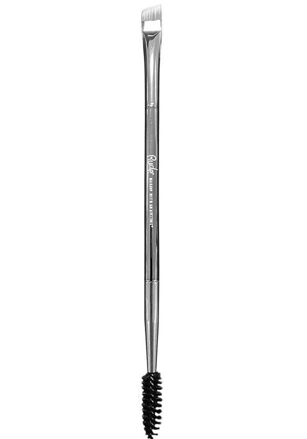 Duo Eyebrow | SILVER BULLET MAKEUP BRUSH - Beserk - all, all ladies, aug21, brush, brushes, brushes and tools, clickfrenzy15-2023, cosmetics, discountapp, eyebrow, fp, labelvegan, ladies, make up, makeup, makeup brush, makeup tools, R270821, rude cosmetics, tools and brushes, vegan