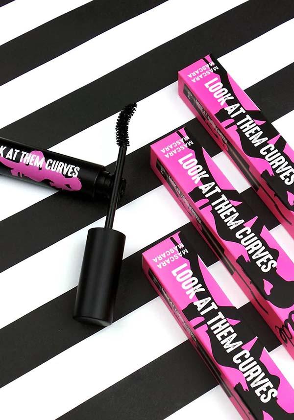 Look At Them Curves | LIFTING MASCARA - Beserk - all, all ladies, black, clickfrenzy15-2023, cosmetics, discountapp, eye lashes, eyelashes, eyes, fp, labelvegan, ladies, lashes, make up, makeup, mascara, nov21, R111121, RCS15663, rude cosmetics, vegan