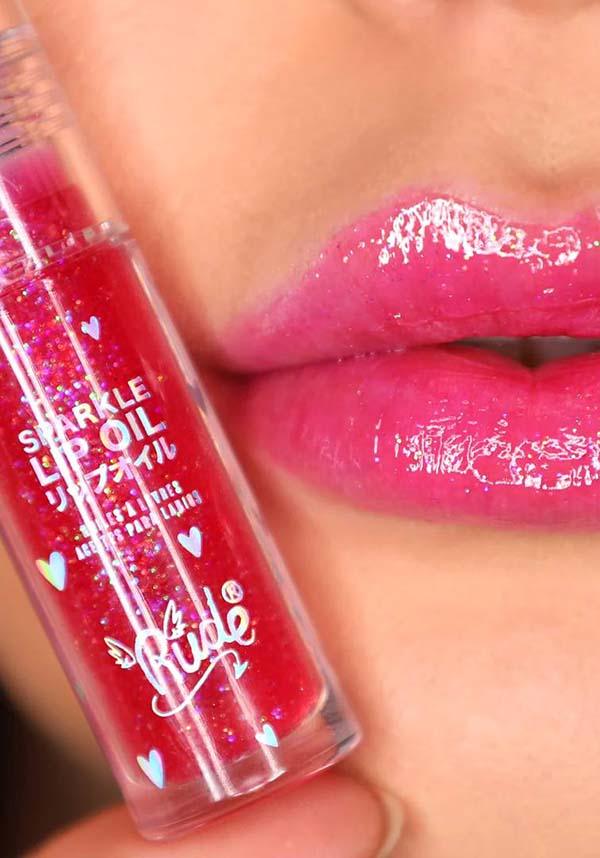 Manga Watermelon | SPARKLE LIP OIL - Beserk - all, christmas gift, christmas gifts, clickfrenzy15-2023, cosmetic glitter, cosmetics, cute, dec22, discountapp, fp, gift, gift idea, gift ideas, gifts, glitter, googleshopping, labelvegan, lip, lip gloss, lips, make up, makeup, oil, pink, R151222, RCS16706, sparkle, vegan, watermelon