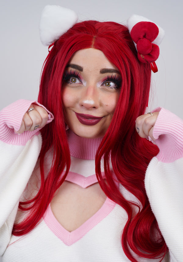 Hello Kitty Ears Cosplay | HAIR CLIPS*