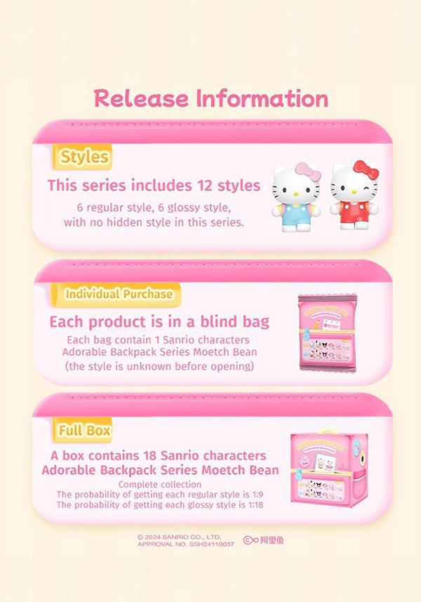 Sanrio: Moetch Adorable Backpack Series | BLIND BAG