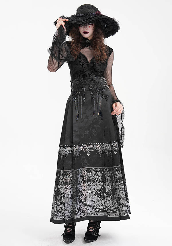 Floral Onyx | MAXI SKIRT*