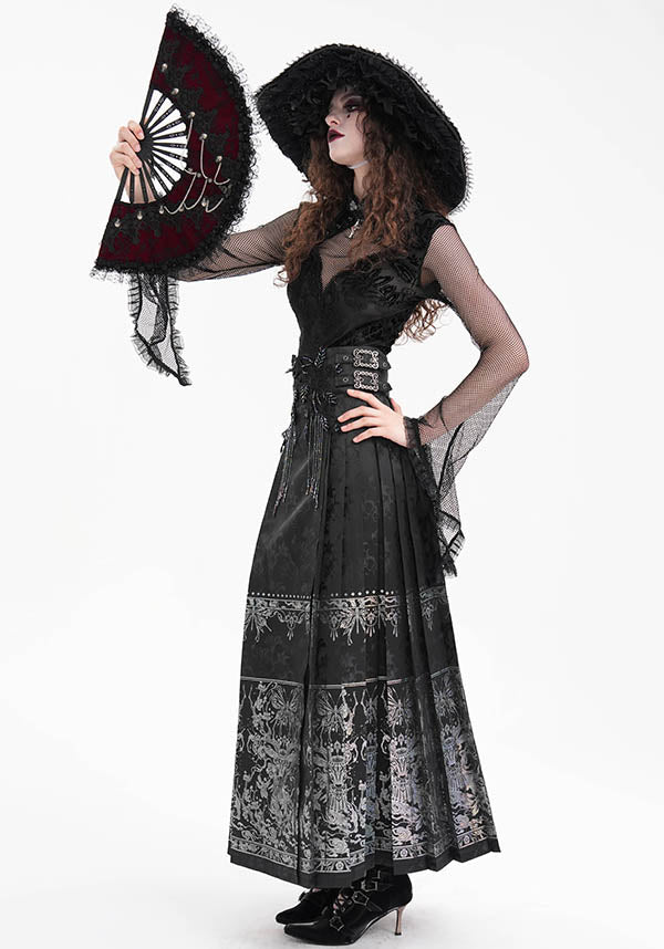 Floral Onyx | MAXI SKIRT*