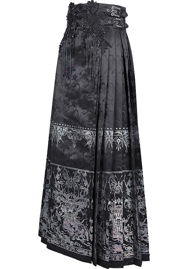 Floral Onyx | MAXI SKIRT*