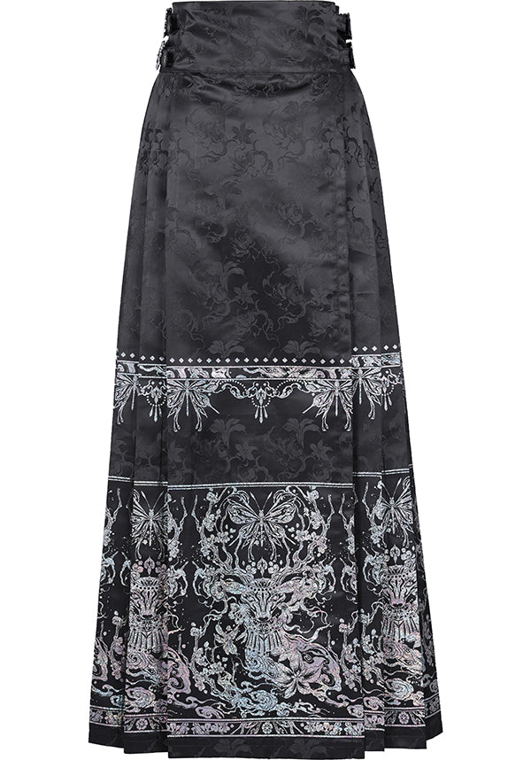 Floral Onyx | MAXI SKIRT*