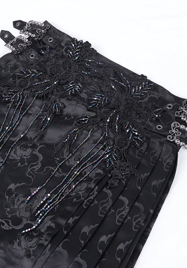 Floral Onyx | MAXI SKIRT*