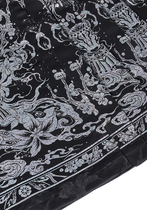 Floral Onyx | MAXI SKIRT*