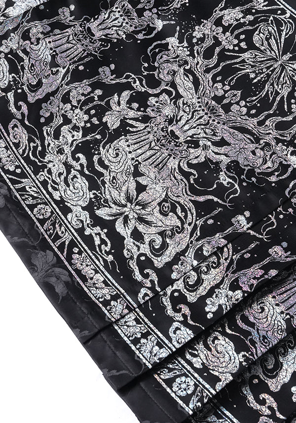 Floral Onyx | MAXI SKIRT*