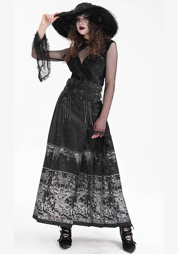 Floral Onyx | MAXI SKIRT*