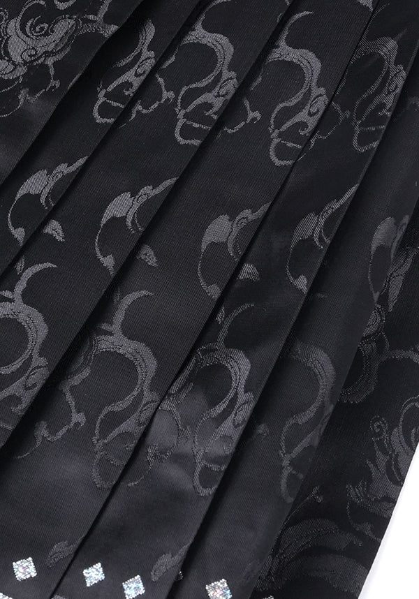 Floral Onyx | MAXI SKIRT*