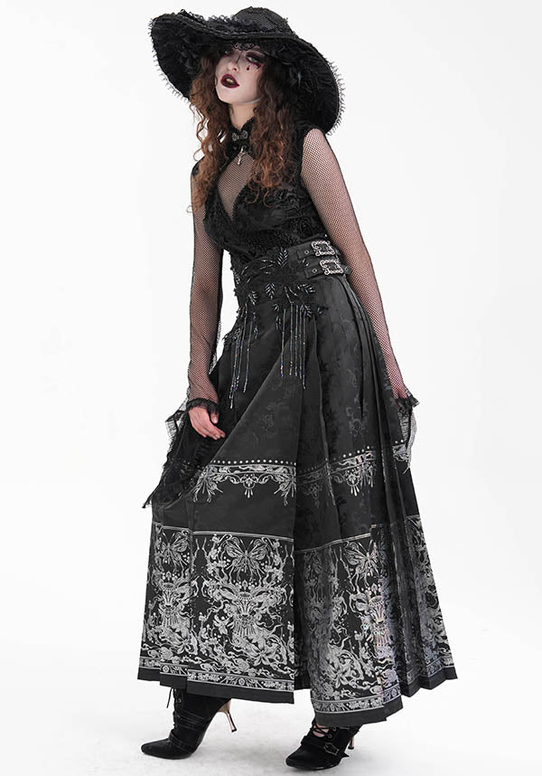 Floral Onyx | MAXI SKIRT*