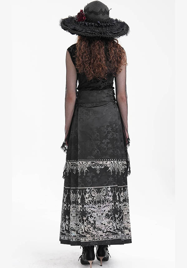 Floral Onyx | MAXI SKIRT*