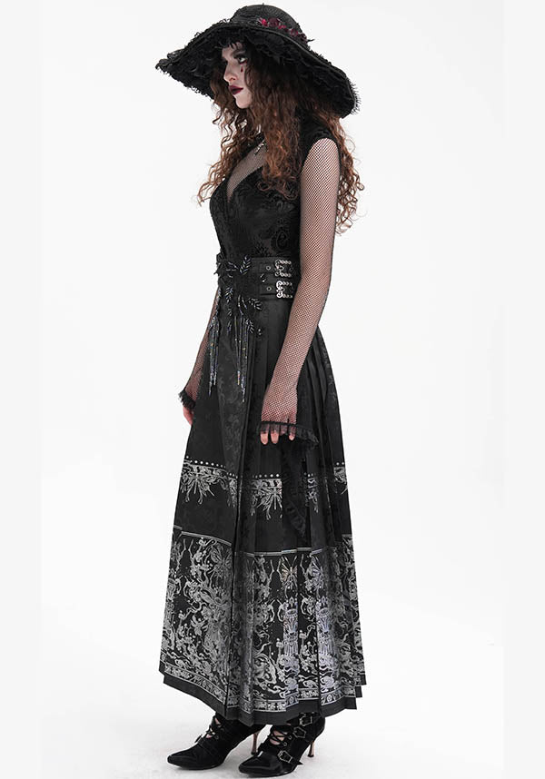 Floral Onyx | MAXI SKIRT*