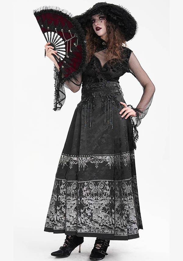 Floral Onyx | MAXI SKIRT*