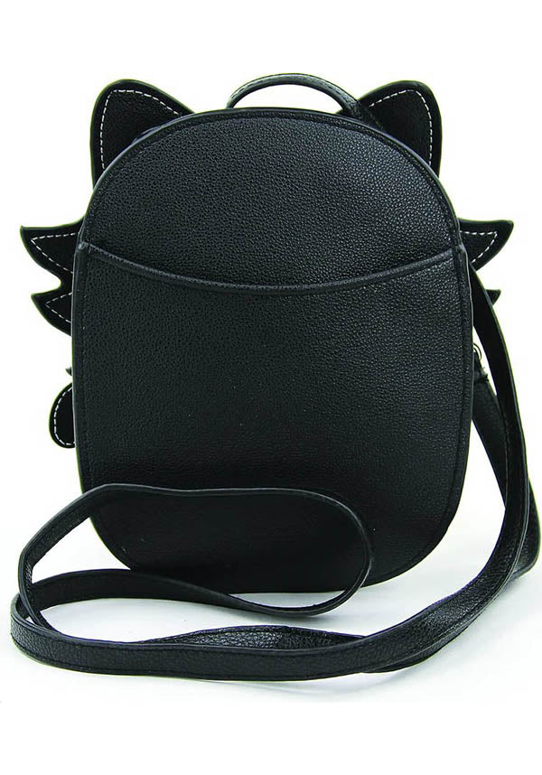 Glow in the Dark Sugar Skull Cat | CROSSBODY BAG*