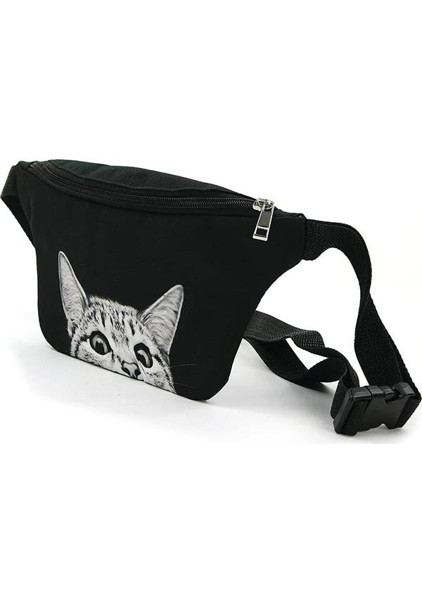 Peeking Cat | WAIST BAG*