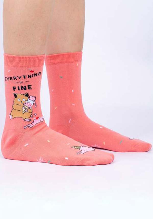 Everything is Fine | CREW SOCKS*
