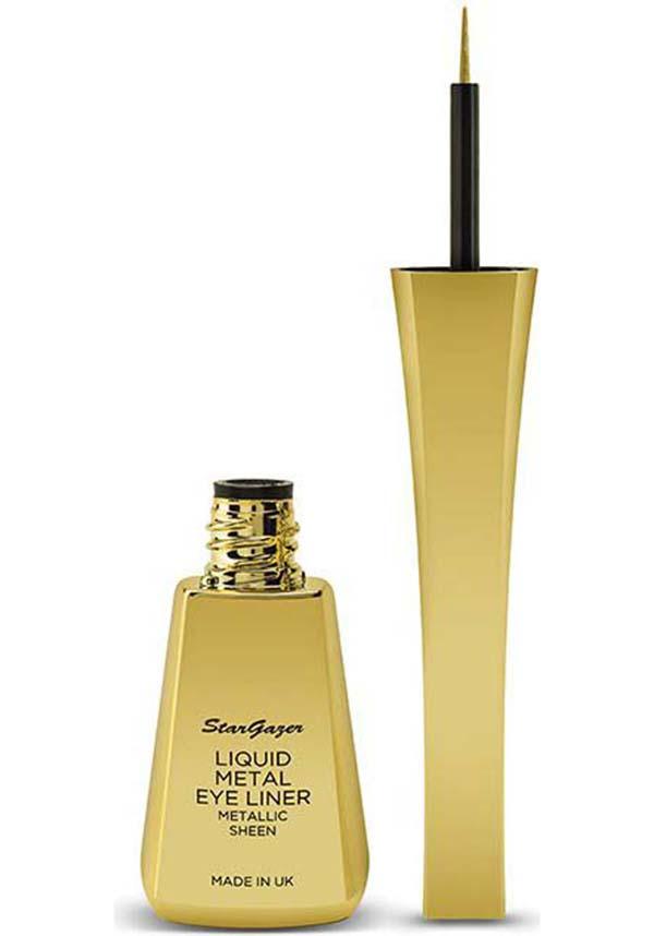 Gold Super Pearl Metallic | LIQUID EYELINER - Beserk - all, christmas cosmetics, clickfrenzy15-2023, cosmetics, discountapp, eyeliner, eyes, fp, gold, gothic cosmetics, jun19, liner, liquid eyeliner, make up, makeup, stargazer, stargazer cosmetics