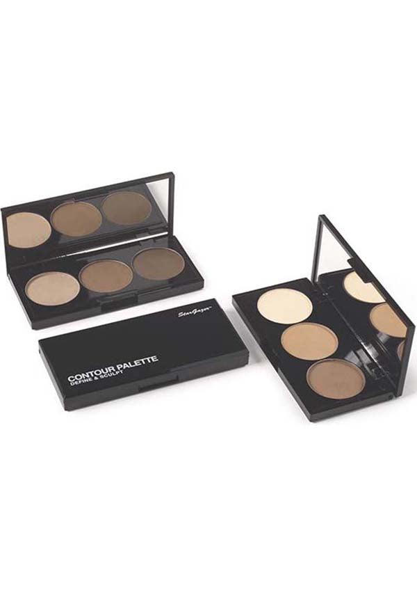 Light | CONTOUR PALETTE - Beserk - all, aug19, beserkstaple, clickfrenzy15-2023, contour, cosmetics, discountapp, face, fp, light, make up, makeup, nude, stargazer, stargazer cosmetics