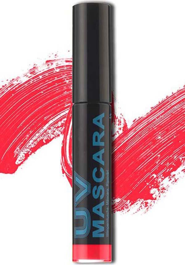 Neon Red | NEON MASCARA - Beserk - all, christmas, christmas cosmetics, clickfrenzy15-2023, cosmetics, discountapp, eyes, fp, labeluvreactive, labelvegan, mar20, mascara, neon, red, stargazer, stargazer cosmetics, uv, uvreactive, vegan