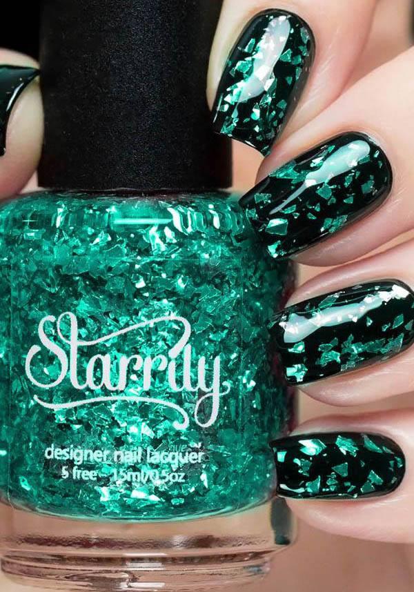 Aquamarine | NAIL POLISH - Beserk - 420sale, all, clickfrenzy15-2023, colour:green, cosmetics, discountapp, fp, glitter, green, labelvegan, mar22, nail, nail art, nail artist, nail polish, nail polishes, nail varnish, nails, polish, polishes, R250322, STA109, varnish, vegan