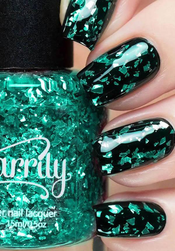 Aquamarine | NAIL POLISH - Beserk - 420sale, all, clickfrenzy15-2023, colour:green, cosmetics, discountapp, fp, glitter, green, labelvegan, mar22, nail, nail art, nail artist, nail polish, nail polishes, nail varnish, nails, polish, polishes, R250322, STA109, varnish, vegan