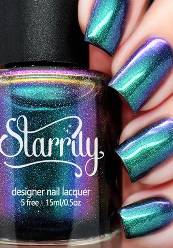 Aurora | NAIL POLISH - Beserk - 420sale, all, blue, clickfrenzy15-2023, colourful, cosmetic glitter, cosmetics, discountapp, fp, glitter, green, labelvegan, mar19, nail, nail art, nail polish, nail varnish, nails, polish, polishes, purple, shimmer, starrily, varnish, vegan