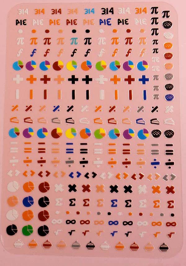 Pi | NAIL ART STICKERS*