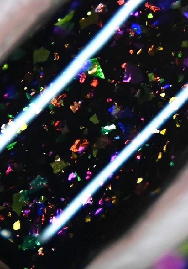 Planet X | NAIL POLISH - Beserk - all, black, clickfrenzy15-2023, cosmetic glitter, cosmetics, cruelty free, cruetly free, discountapp, fp, glitter, glitter cosmetics, googleshopping, goth, gothic, gothic cosmetics, halloween cosmetics, iridescent, jan23, labelvegan, multicolour, nail, nail art, nail artist, nail polish, nail polishes, nail varnish, nails, polish, polishes, R120123, STA120, starrily, varnish, vegan