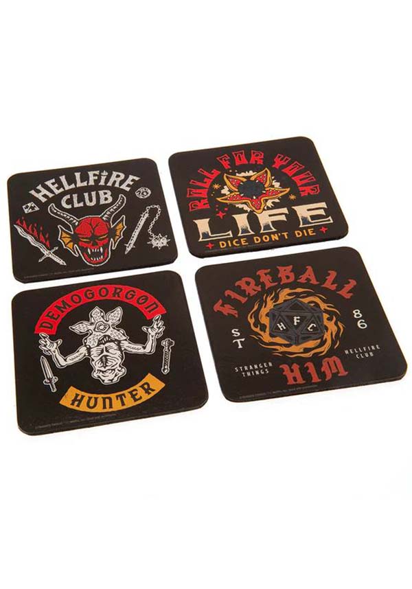 Stranger Things: Hellfire Club | COASTER SET*