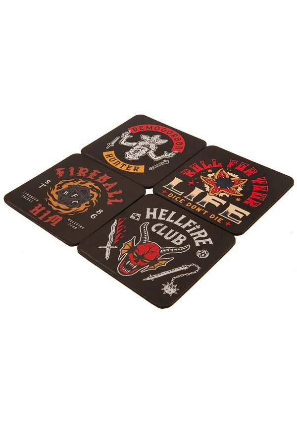 Stranger Things: Hellfire Club | COASTER SET*