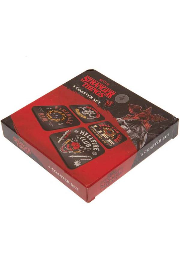 Stranger Things: Hellfire Club | COASTER SET*