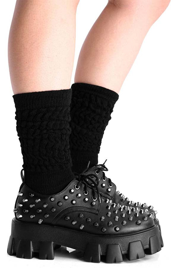 Studded | PLATFORM OXFORDS