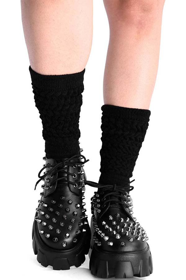 Studded | PLATFORM OXFORDS