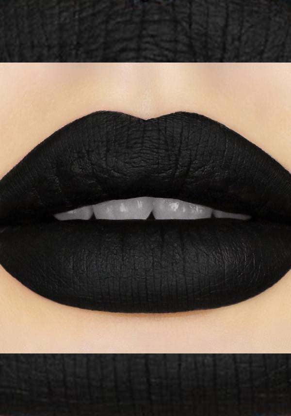 Zero | LIQUID LIP COLOUR` - Beserk - addams family, all, beserkstaple, black, clickfrenzy15-2023, cosmetics, cosplay, discountapp, fetish, fp, gothic, grunge, halloween, halloween cosmetics, halloween makeup, labelpending, labelvegan, ladies, lips, lipstick, liquid lipstick, make up, makeup, punk, sugarpill, vegan