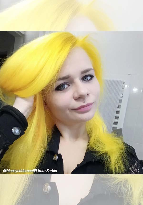 Sunshine | CLASSIC COLOUR - Beserk - all, clickfrenzy15-2023, cosmetics, cpgstinc, discountapp, dye, ebaymp, fp, hair colour, hair dye, hair yellow, labelvegan, manic panic, manic panic hair, vegan, yellow