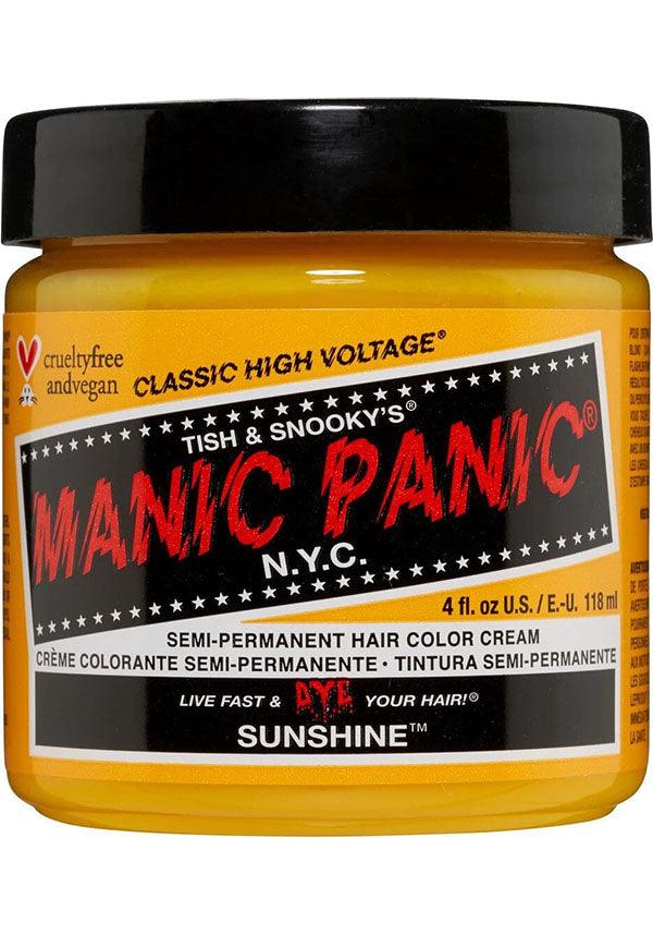 Sunshine | CLASSIC COLOUR - Beserk - all, clickfrenzy15-2023, cosmetics, cpgstinc, discountapp, dye, ebaymp, fp, hair colour, hair dye, hair yellow, labelvegan, manic panic, manic panic hair, vegan, yellow