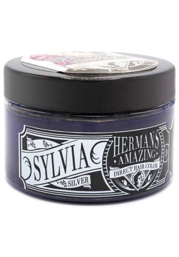 Sylvia Silver | HAIR COLOUR - Beserk - all, clickfrenzy15-2023, cosmetics, discountapp, dye, fp, goth, grey, hair, hair color, hair colour, hair colours, hair dye, hair dyes, hair grey, hair silver, hermans colour, hermans hair colour, labelvegan, silver, vegan